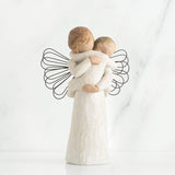 WILLOW TREE Figurina Statuina Angelo dell'Abbraccio Design di Susan Lordi 14cm Resina