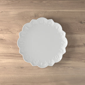 Piatto segnaposto Toy's Delight Villeroy & Boch in porcellana bianca 34cm