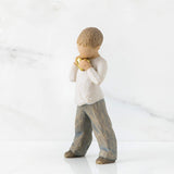 WILLOW TREE Figurina Cuore d'oro Design di Susan Lordi 14cm Resina