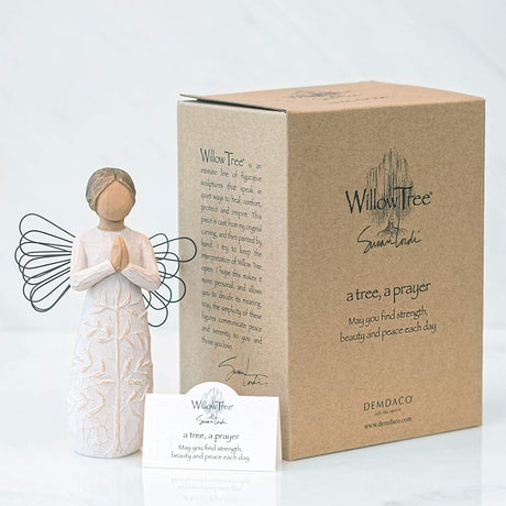 WILLOW TREE Figurina Un Albero Una Preghiera Design di Susan Lordi 14cm Resina