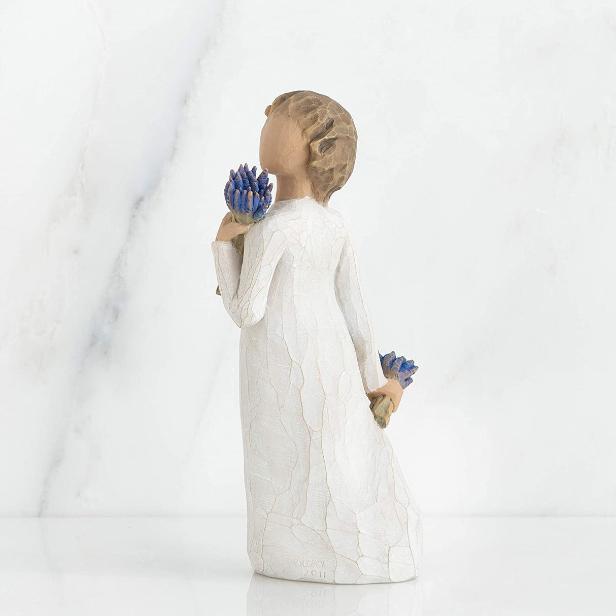 WILLOW TREE Figurina Statuina Grazia con Lavanda Design di Susan Lordi 14cm Resina
