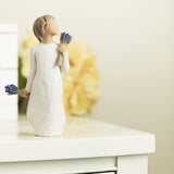 WILLOW TREE Figurina Statuina Grazia con Lavanda Design di Susan Lordi 14cm Resina