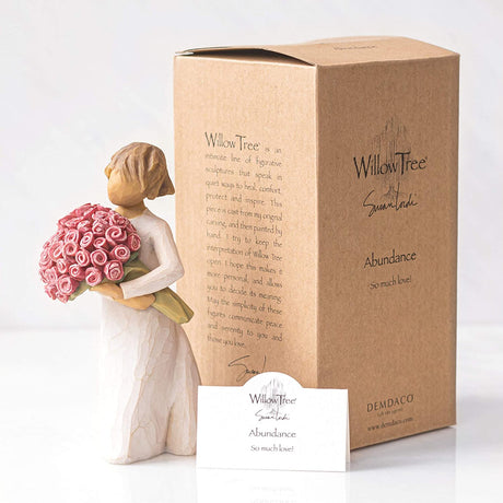 WILLOW TREE Figurina Statuina Abbondanza Design di Susan Lordi 14cm Resina
