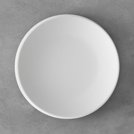 Piatto piano NewMoon Villeroy & Boch in porcellana bianca 27 cm
