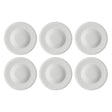 LA PORCELLANA BIANCA Bosco Set 6 Pezzi Piatto Fondo 23cm Bianco