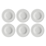 LA PORCELLANA BIANCA Bosco Set 6 Pezzi Piatto Fondo 23cm Bianco