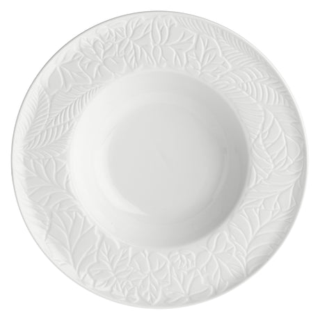 LA PORCELLANA BIANCA Bosco Set 6 Pezzi Piatto Fondo 23cm Bianco