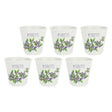 Set 6 bicchierini liquore La Porcellana Bianca in porcellana decorata 75ml