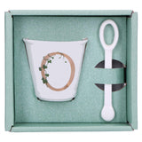 LA PORCELAINA BIANCA - Single "O" glass with 75cc spoon