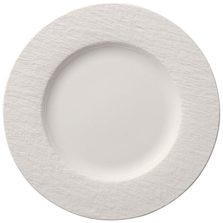 VILLEROY & BOCH - Manufacture Rock Blanc Piatto Piano Bianco 27cm Porcellana