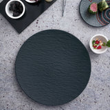 VILLEROY & BOCH Manufacture Rock Piatto Gourmet Pizza 32cm Porcellana Nero
