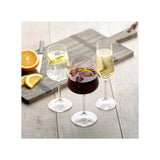 VILLEROY & BOCH Ovid Calici Set 12 Pezzi Rosso Bianco Flute Cristallo