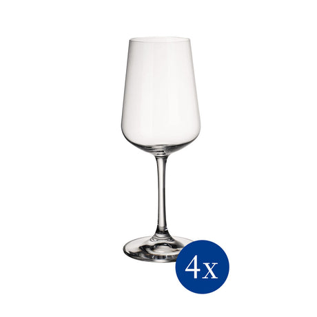 VILLEROY & BOCH Ovid Calici Set 12 Pezzi Rosso Bianco Flute Cristallo