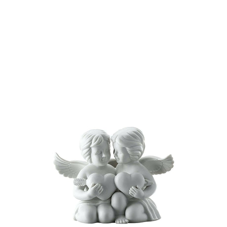ROSENTHAL Coppia angeli con cuore 14,5cm Porcellana