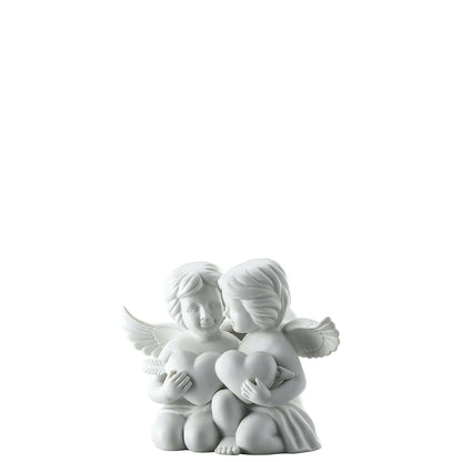 ROSENTHAL - Coppia angeli con cuore 14,5cm 69056-000102-90526