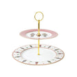 Alzata tortiera Nutcracker Easy Life in porcellana a due piani 19 e 27 cm