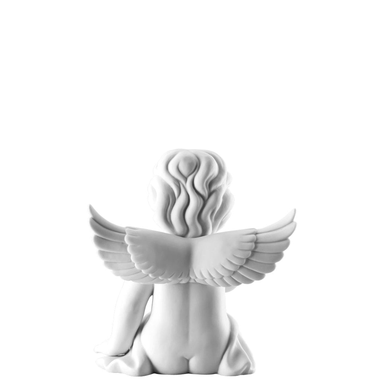 ROSENTHAL Statuina Figurina Engel Gross Angelo Baciamano 14cm Porcellana