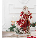 FITZ &amp; FLOYD Statue Figure Santa Claus Decoration 47cm Porcelain