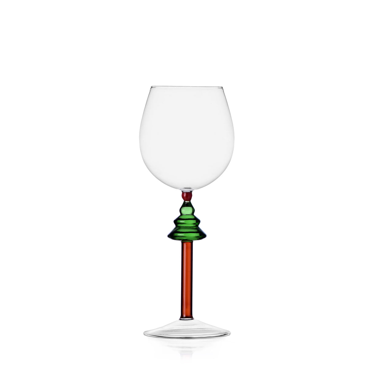 Calice Wish Tree Ichendorf in vetro borosilicato con albero verde 22 cm