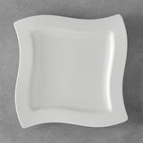 VILLEROY & BOCH - NewWave Set 4 Pezzi Piatto Piano 27x27cm Porcellana