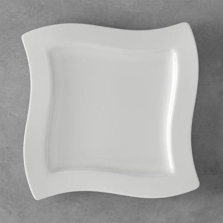 VILLEROY & BOCH - NewWave Set 4 Pezzi Piatto Piano 27x27cm Porcellana