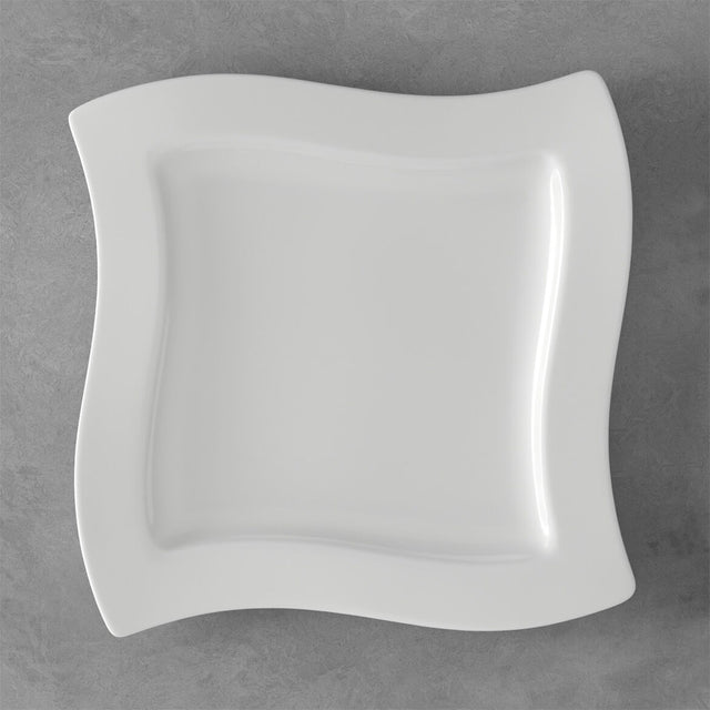 VILLEROY & BOCH - NewWave Set 4 Pezzi Piatto Piano 27x27cm Porcellana