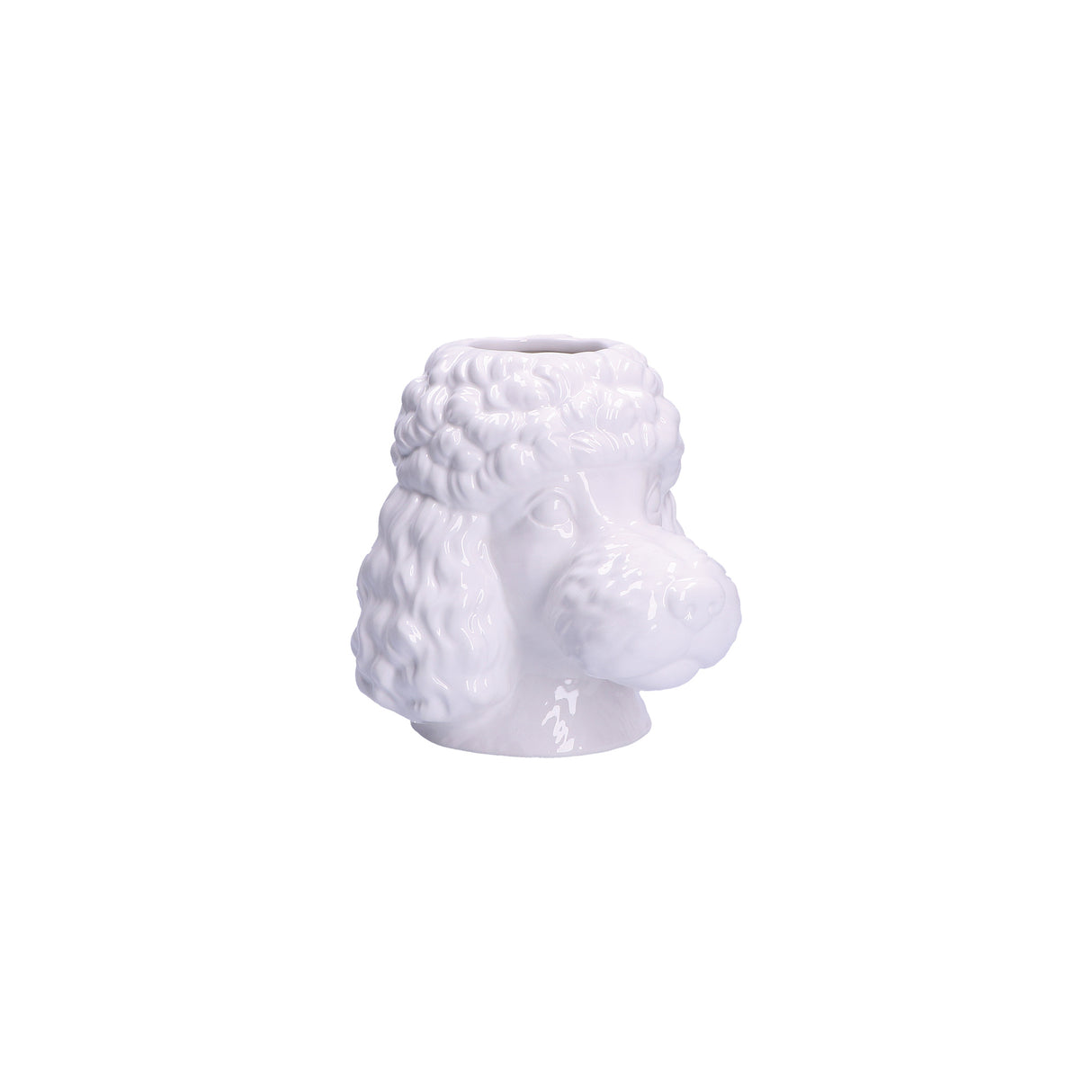 RITUALI DOMESTICI - Animalando Tito Vaso Cachepot Tito Bianco Ceramica 17cm
