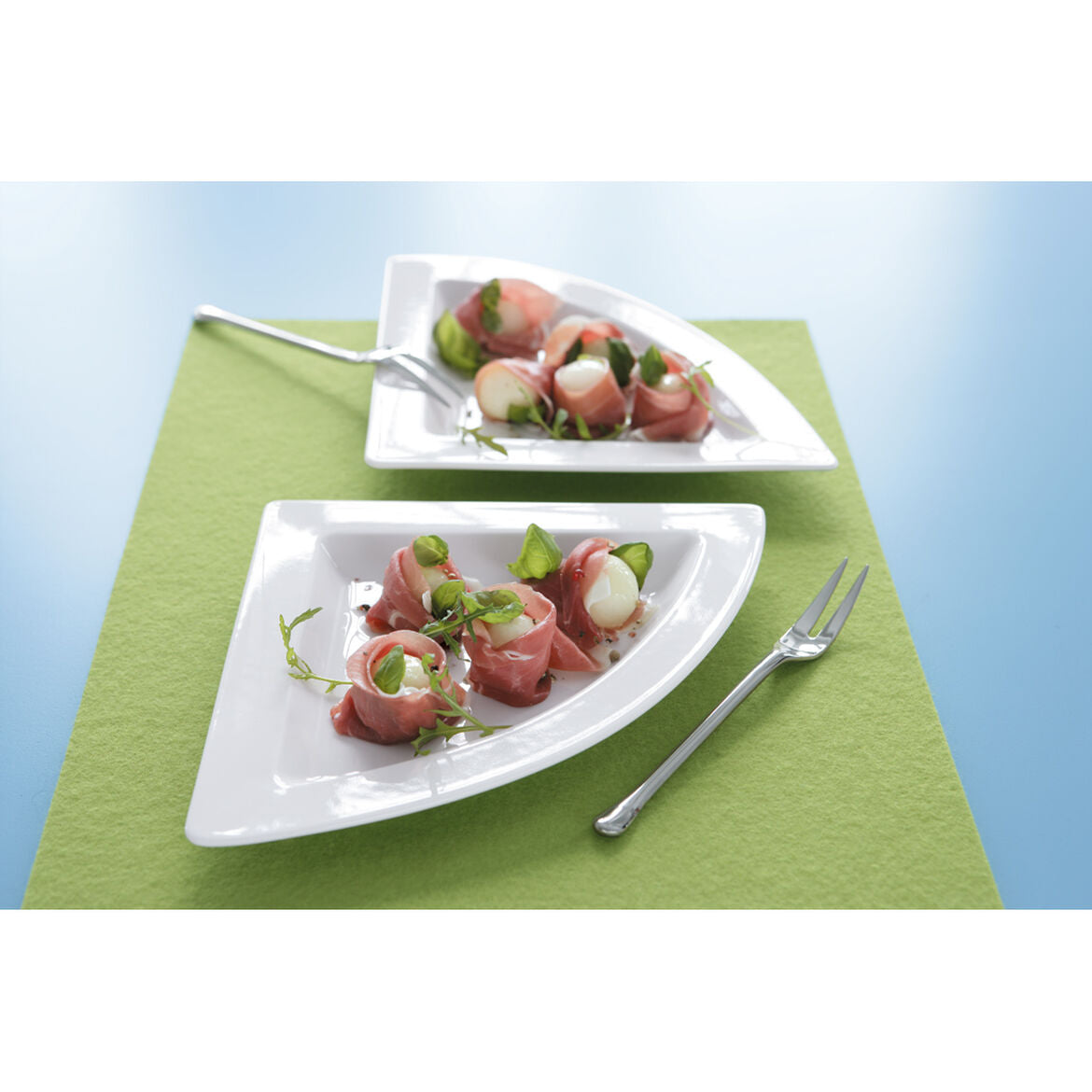 VILLEROY & BOCH - NewWave Piatto Piano Triangolare 22cm Porcellana