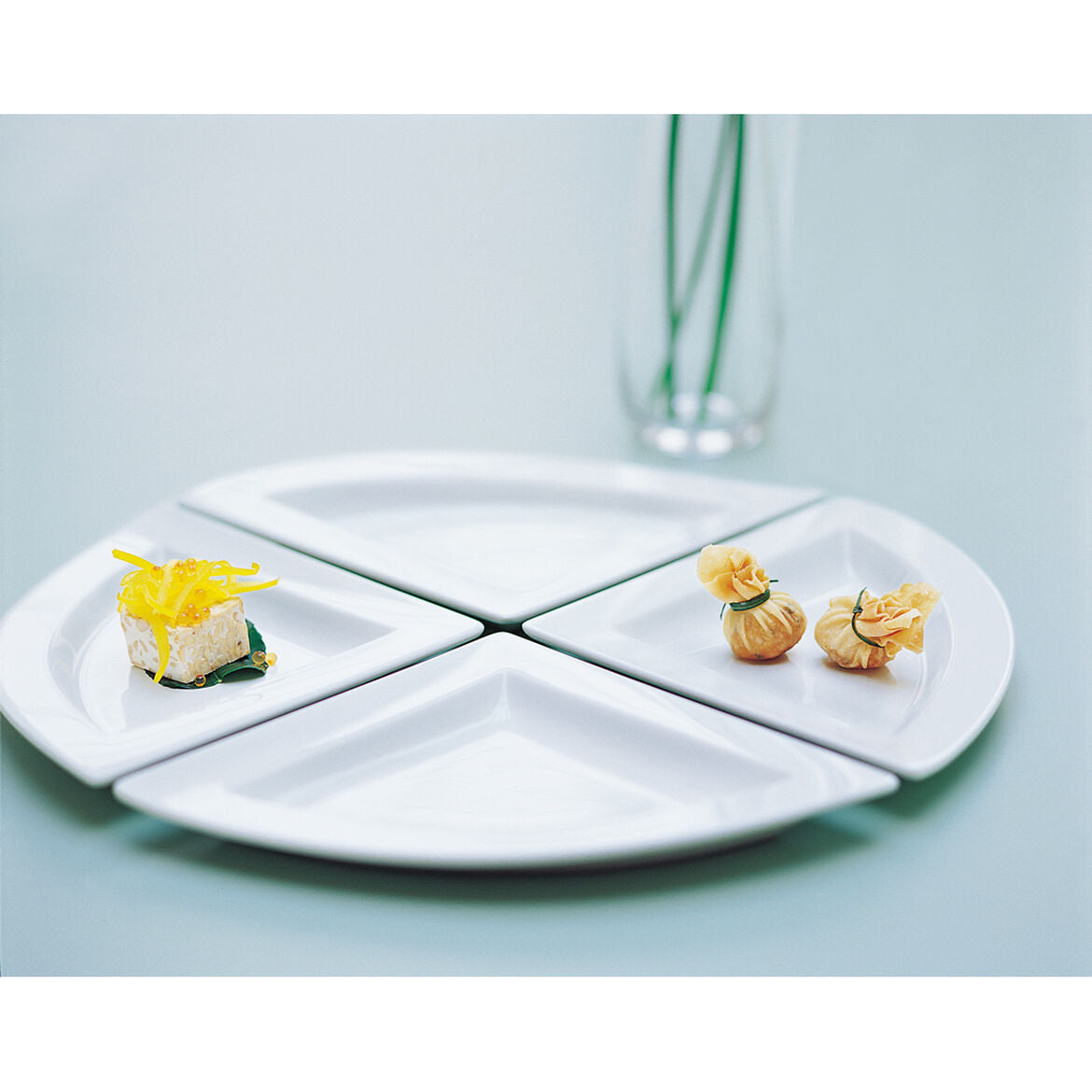 VILLEROY & BOCH - NewWave Piatto Piano Triangolare 22cm Porcellana