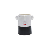 RITUALI DOMESTICI - Sventolo Vaso a Fondo Nero 16cm H216100001