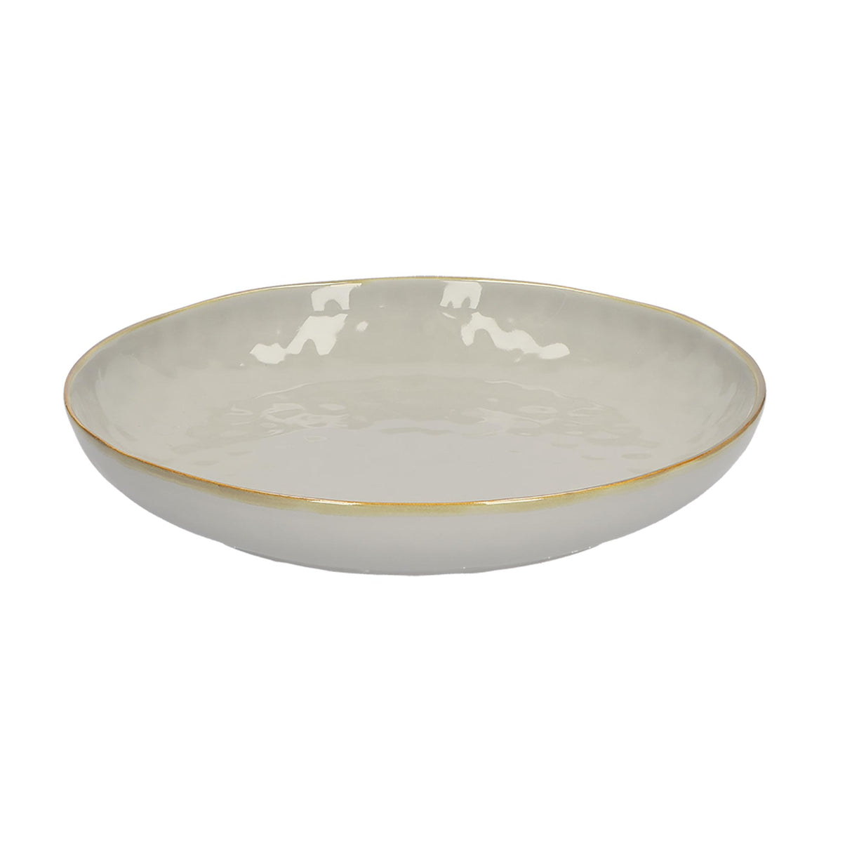 ROSE & TULIPANI Concerto Coppa Piatto Gourmet 30cm Grigio Perla