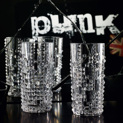 NACHTMANN - Punk Bicchieri da Longdrink Cocktail Set 4 Pezzi 390ml Cristallo