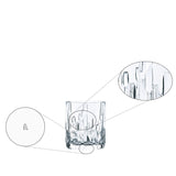 NACHTMANN Shu Fa Bicchiere Tumbler da Whisky Set 4 Pezzi 330ml Cristallo