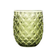 Set 6 bicchieri acqua Brandani in vetro verde 300 ml