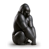 LLADRO' Figurina Gorilla 36x22cm Porcellana