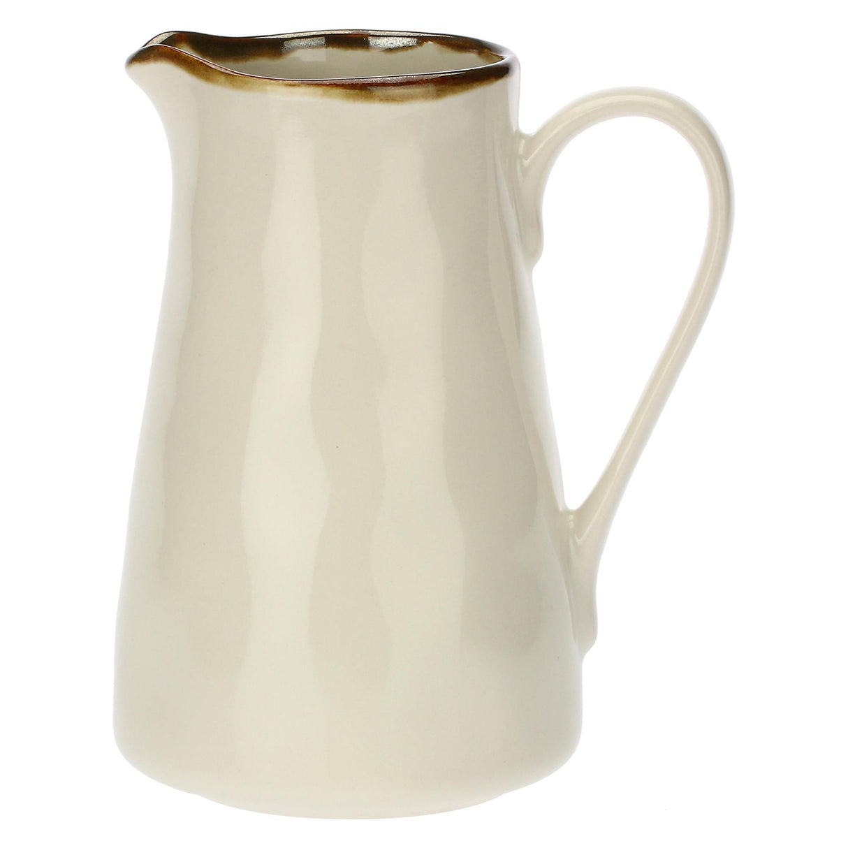 ROSES &amp; TULIPS Concert Jug 600ml Ivory Stoneware