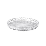 GUZZINI Tiffany Vassoio Tondo 35,6cm Plastica Trasparente