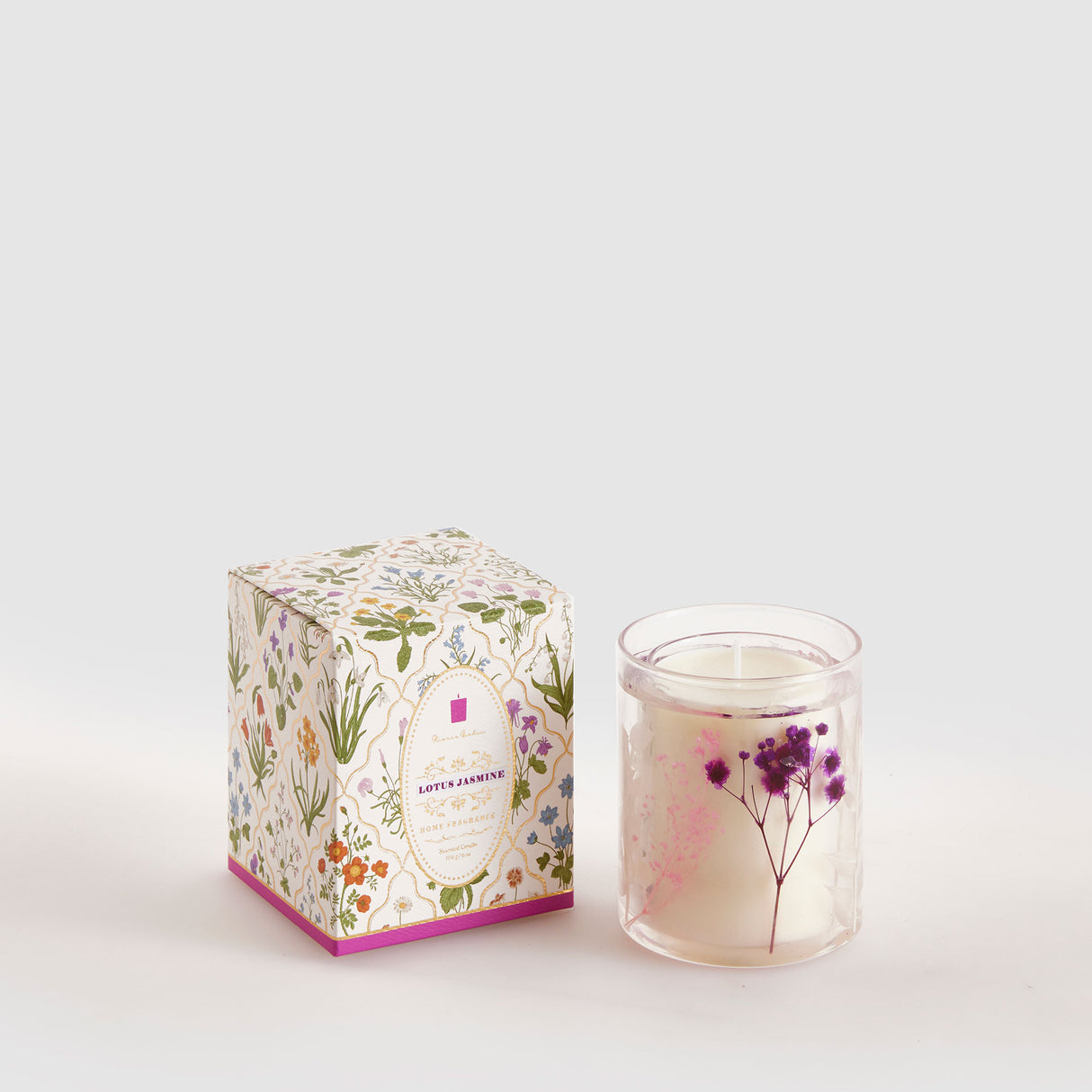 EDG Enzo De Gasperi Candela Profumata Florette 9cm 38 Ore Lotus Jasmine