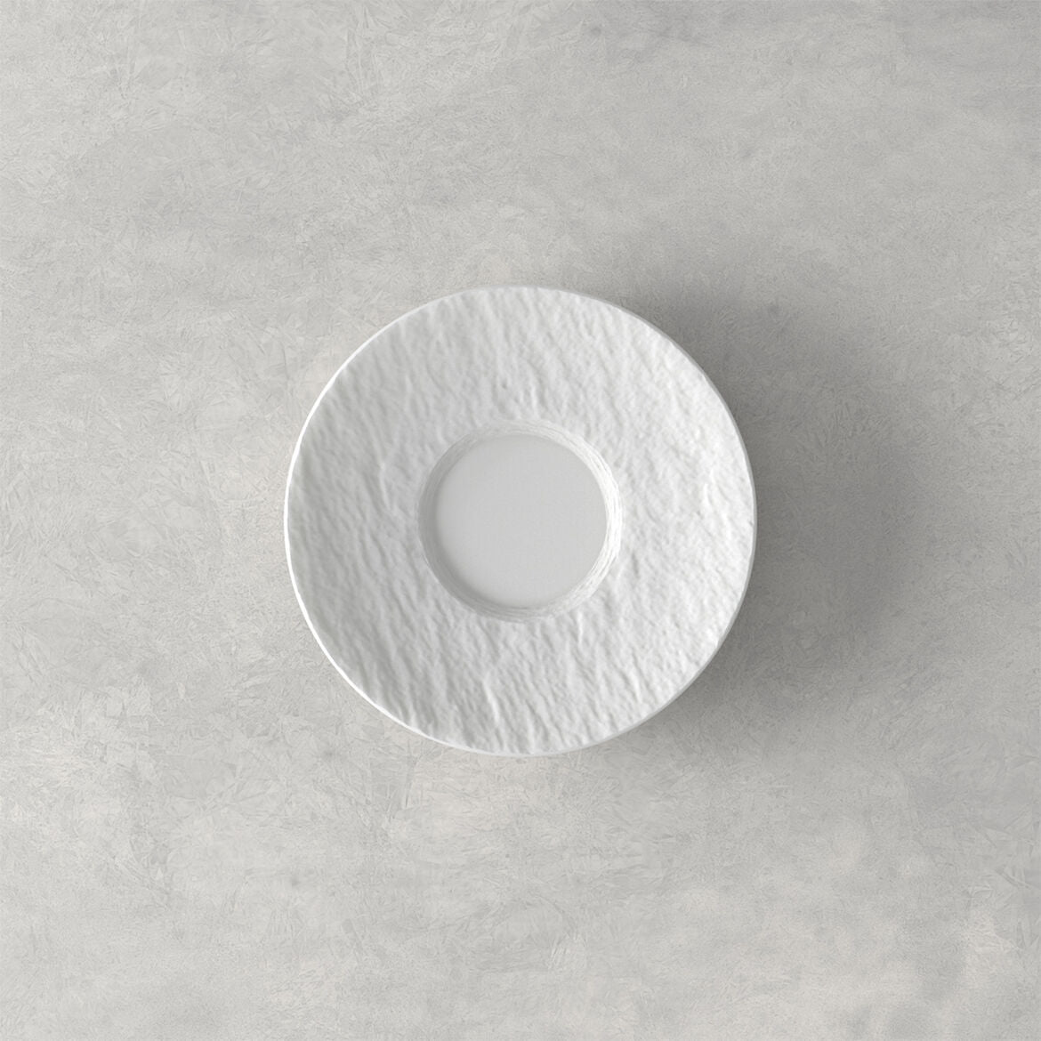 VILLEROY &amp; BOCH Manufacture Rock Espresso Cup Saucer 12cm White