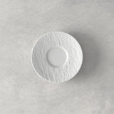 VILLEROY &amp; BOCH Manufacture Rock Espresso Cup Saucer 12cm White