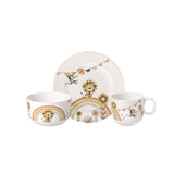 VILLEROY & BOCH Boho Kids Roar Lion Set Pappa Bimbo 3 Pezzi Porcellana