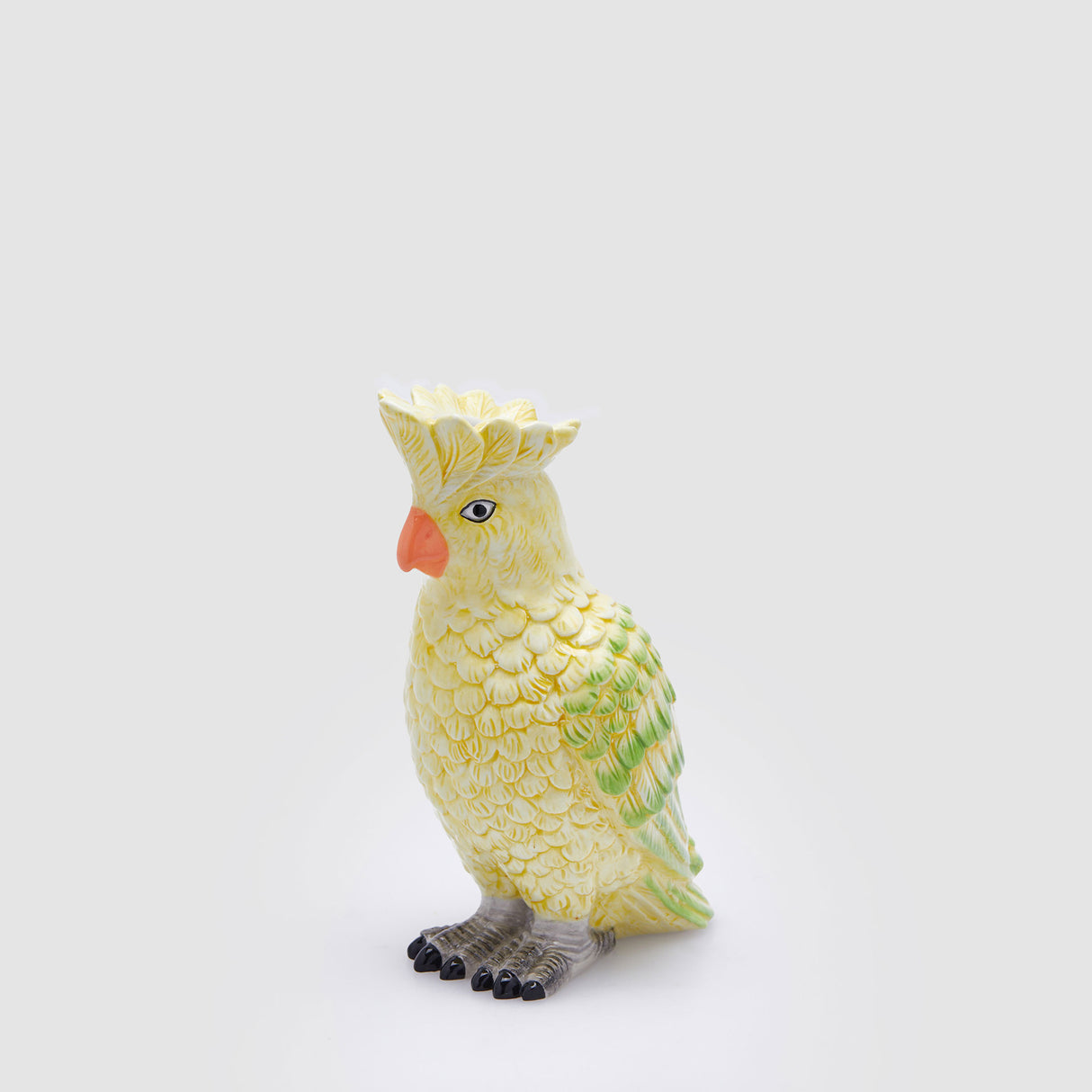 EDG Enzo De Gasperi Vaso Pappagallo 22x15cm Giallo Ceramica