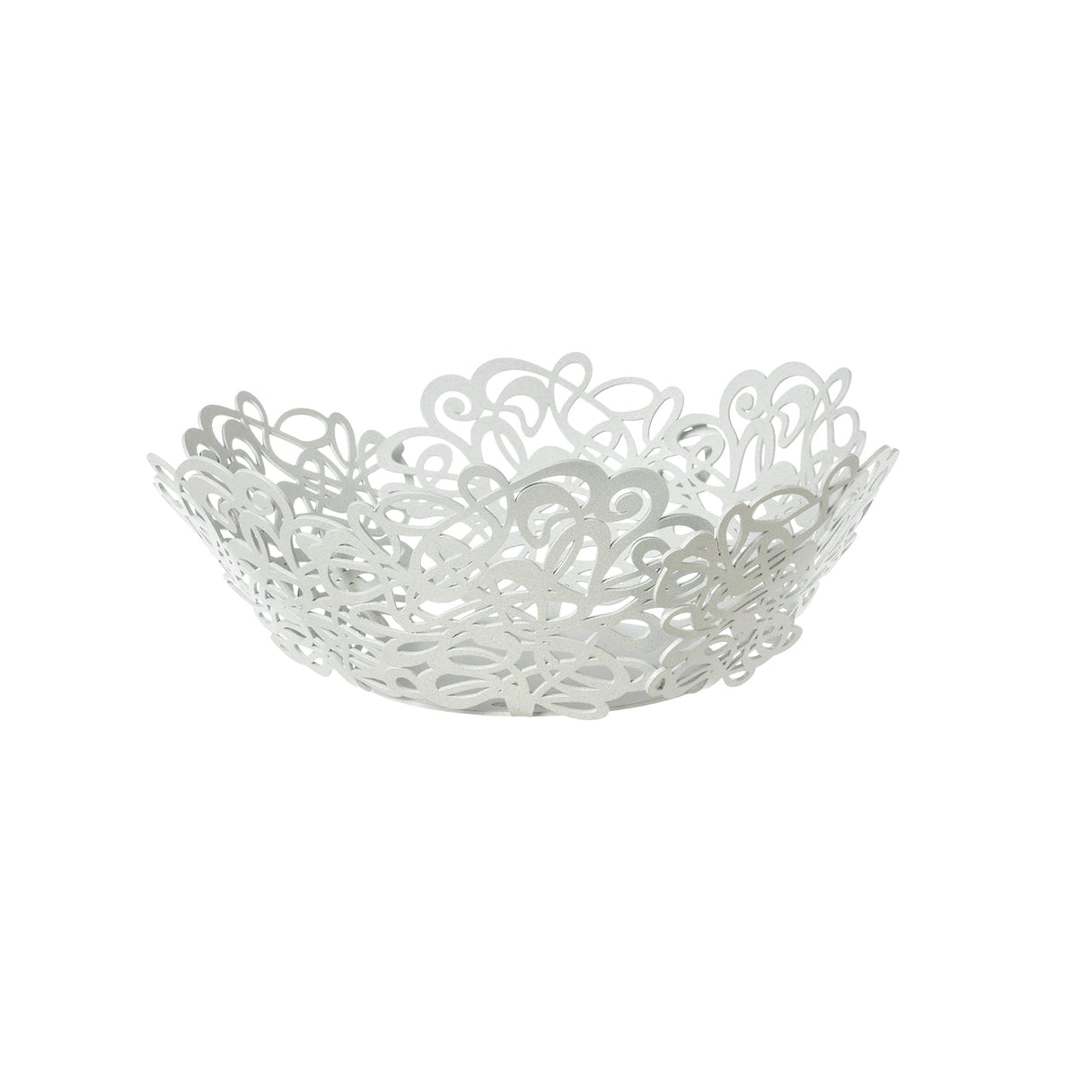 ARTI & MESTIERI Centrotavola di Design Scarabocchio Piccolo 28x10cm Bianco Marmo