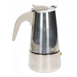 BRANDANI Borbottina Induction Coffee Maker 4 Cups Stainless Steel 52198