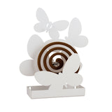 ARTI & MESTIERI Porta Zampirone Farfalle da Tavolo Bianco Marmo