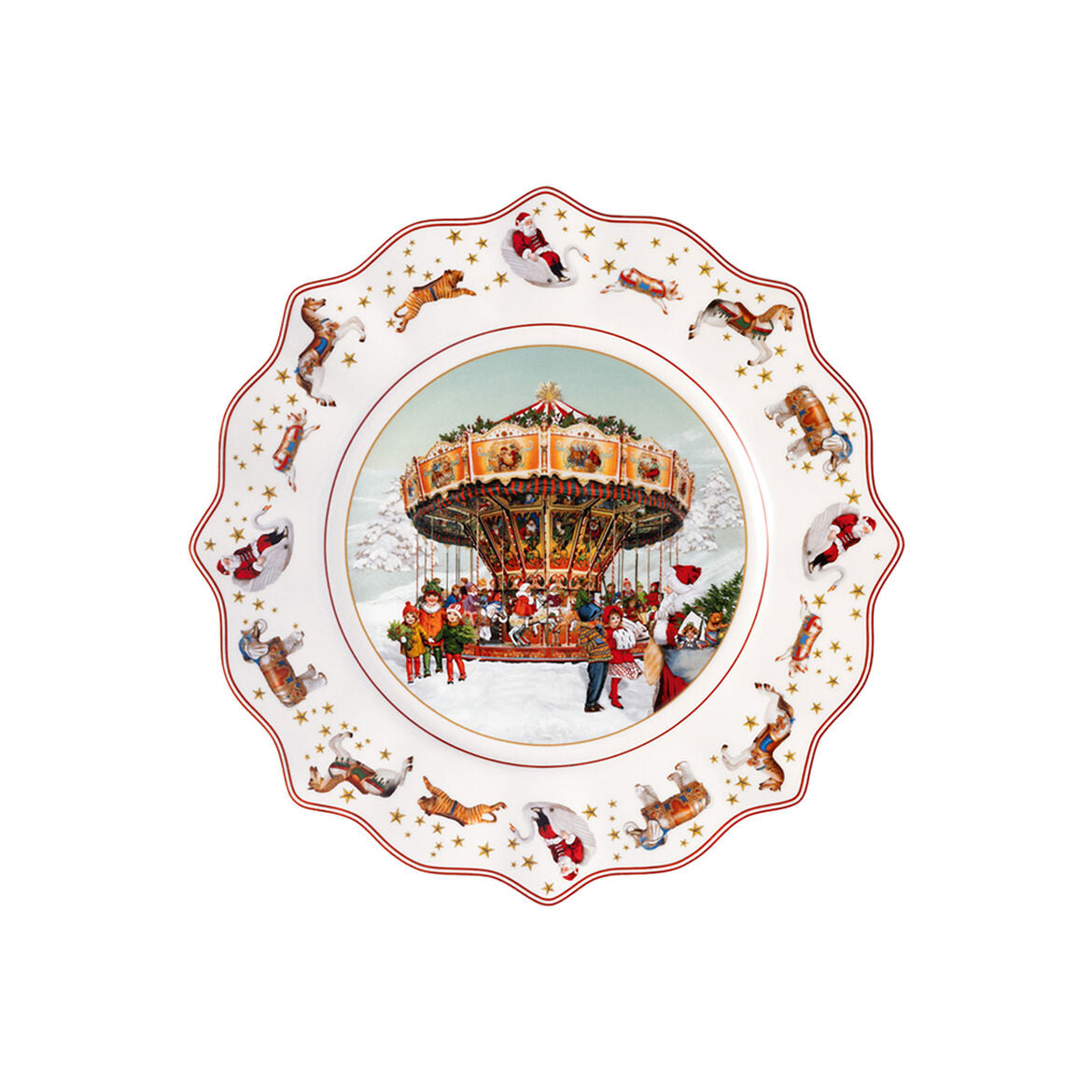 VILLEROY & BOCH Annual Christmas Edition 2024 Piatto 23,5cm Edizione Annuale Porcellana Tavola di Natale