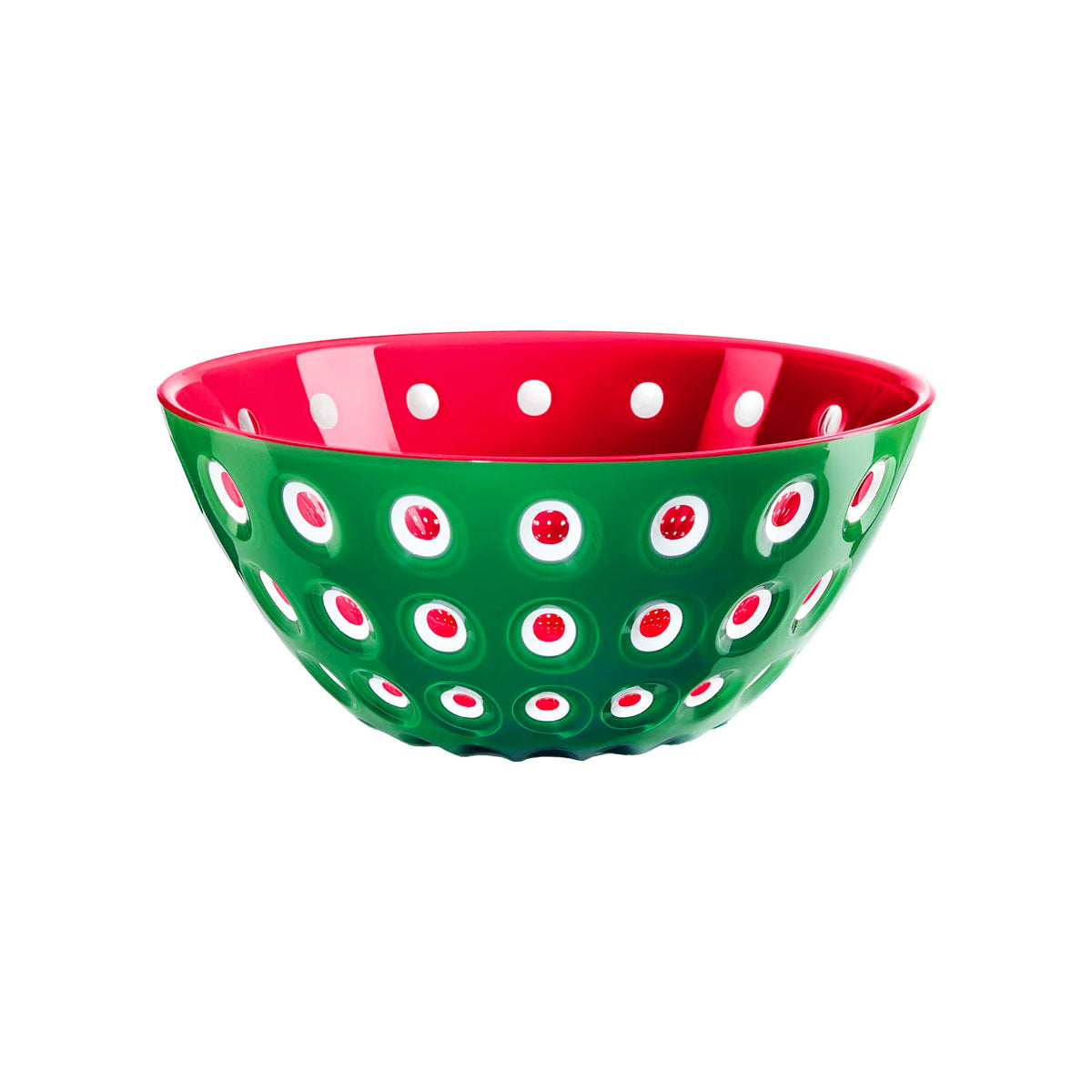 GUZZINI Le Murrine Ciotola Insalatiera 25cm Verde Rosso Plastica