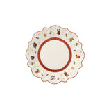 VILLEROY & BOCH Toy's Delight Piatto Pane Bianco 17cm Tavola di Natale