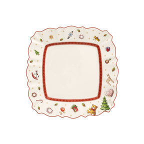 Piatto colazione quadrato Toy's Delight Villeroy & Boch in porcellana 22 cm
