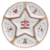 EASY LIFE Christmas Wonderland Antipastiera Natalizia 25cm Porcellana